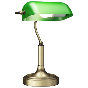 Lámpara de mesa HALO, en color Verde