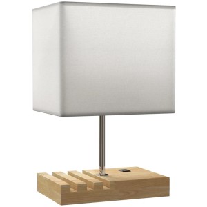 Lámpara de mesa EKO, en color Blanco