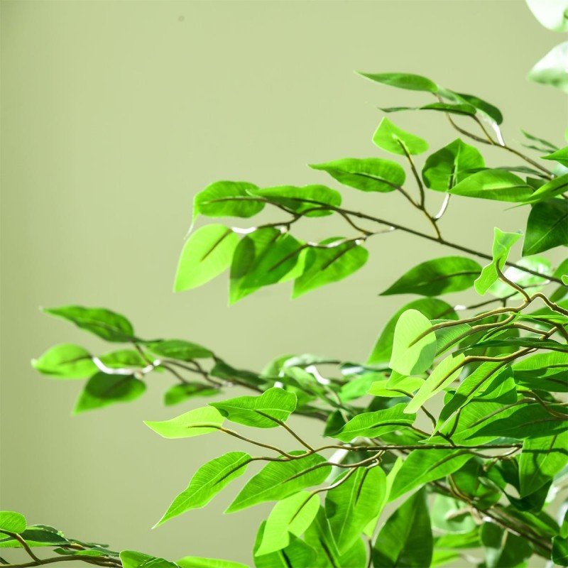 Planta de Oficina VITAL, Altura 180 cm, Ficus Artificial con Maceta Incluida