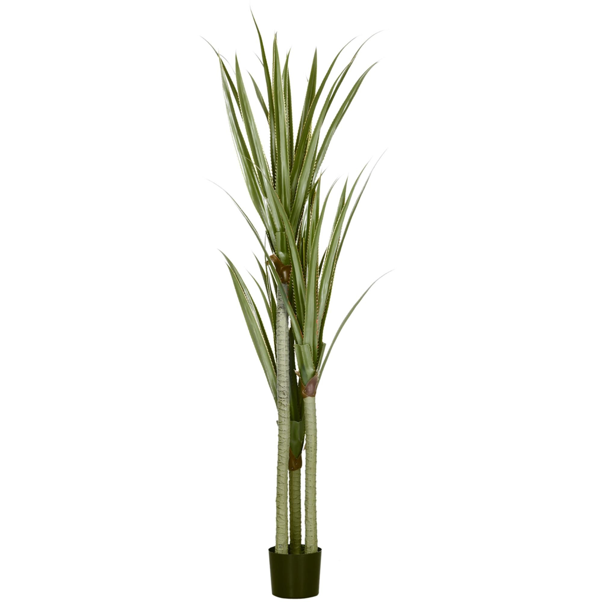 Planta de Oficina TUKA, Altura 190 cm, Yuka Artificial con Maceta Incluida