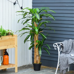 Planta de Oficina TAIS, Dracaena Artificial con Maceta Incluida