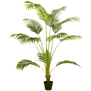Planta de Oficina MANTIS, Altura 170 cm, Palmera Areca Artificial con Maceta Incluida