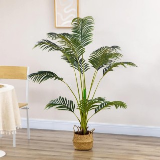 Planta de Oficina MANTIS, Altura 170 cm, Palmera Areca Artificial con Maceta Incluida 2