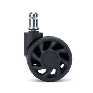 5x Ruedas Sillas Oficina RACE color Negro