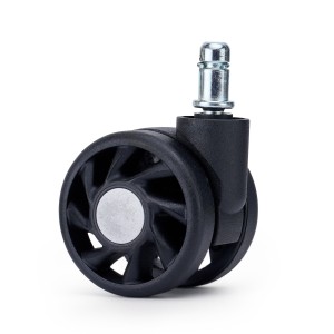 5x Ruedas Sillas Oficina RACE color Negro