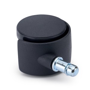 Lote 5 Ruedas para Sillas de Oficina MOVE, con sistema de frenado, Color Negro