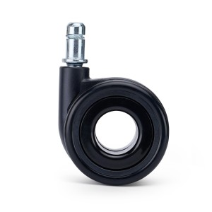 Lote 5 Ruedas para Sillas de Oficina AERO, Gaming, Color Negro