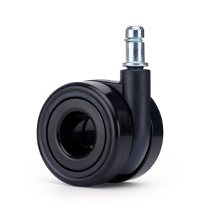 Lote 5 Ruedas para Sillas de Oficina AERO, Gaming, Color Negro