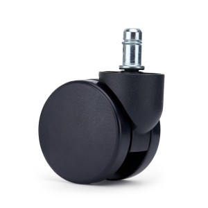 5x Ruedas para suelos Duros, modelo SLIDE, color Negro