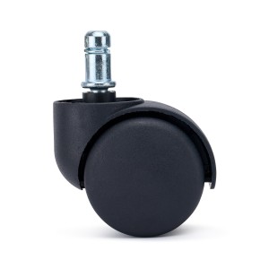 5x Ruedas Sillas Oficina JACK, 11x50mm, color Negro