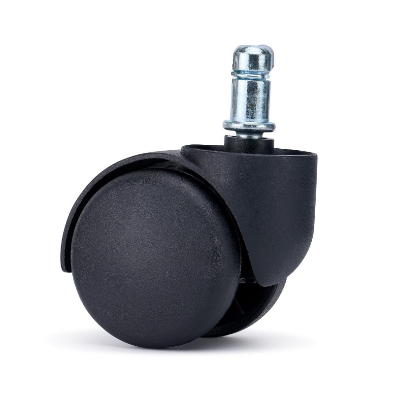 5x Ruedas Sillas Oficina JACK, 11x50mm, color Negro