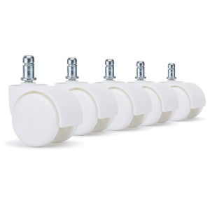 5x Ruedas Sillas Oficina JACK, 11x50mm, color Negro