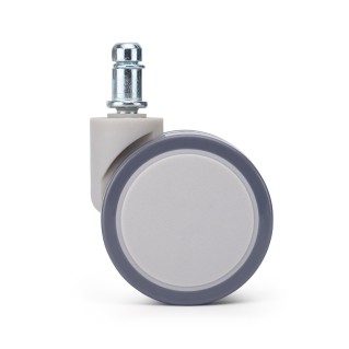 Lote de 5 ruedas para sillas de oficina, modelo EVOX, color Gris 2