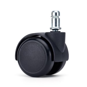 Lote de 5 ruedas para sillas de oficina, modelo RUSH, color Negro