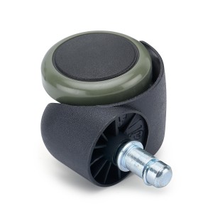 5x Ruedas Sillas Oficina ROLL, 11mm, color Negro