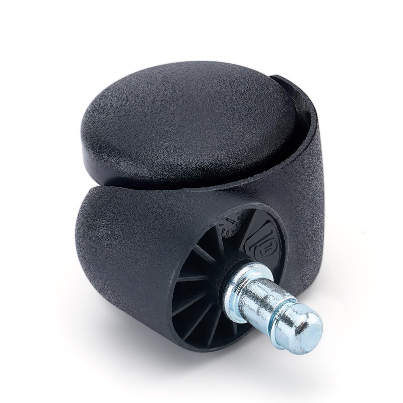 5x Ruedas Sillas Oficina ROLL, 11mm, color Negro