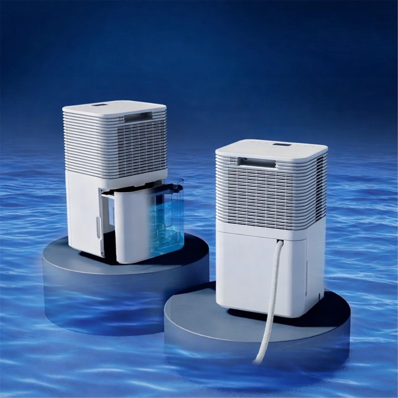 Deshumidificador de oficina CLIMAFIX, Gran funcionalidad, en Blanco