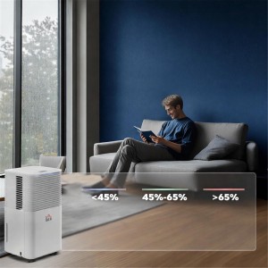 Deshumidificador de oficina CLIMAFIX, Gran funcionalidad, en Blanco