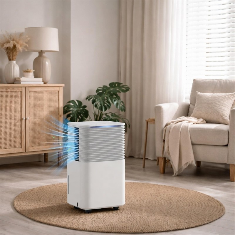 Deshumidificador de oficina CLIMAFIX, Gran funcionalidad, en Blanco