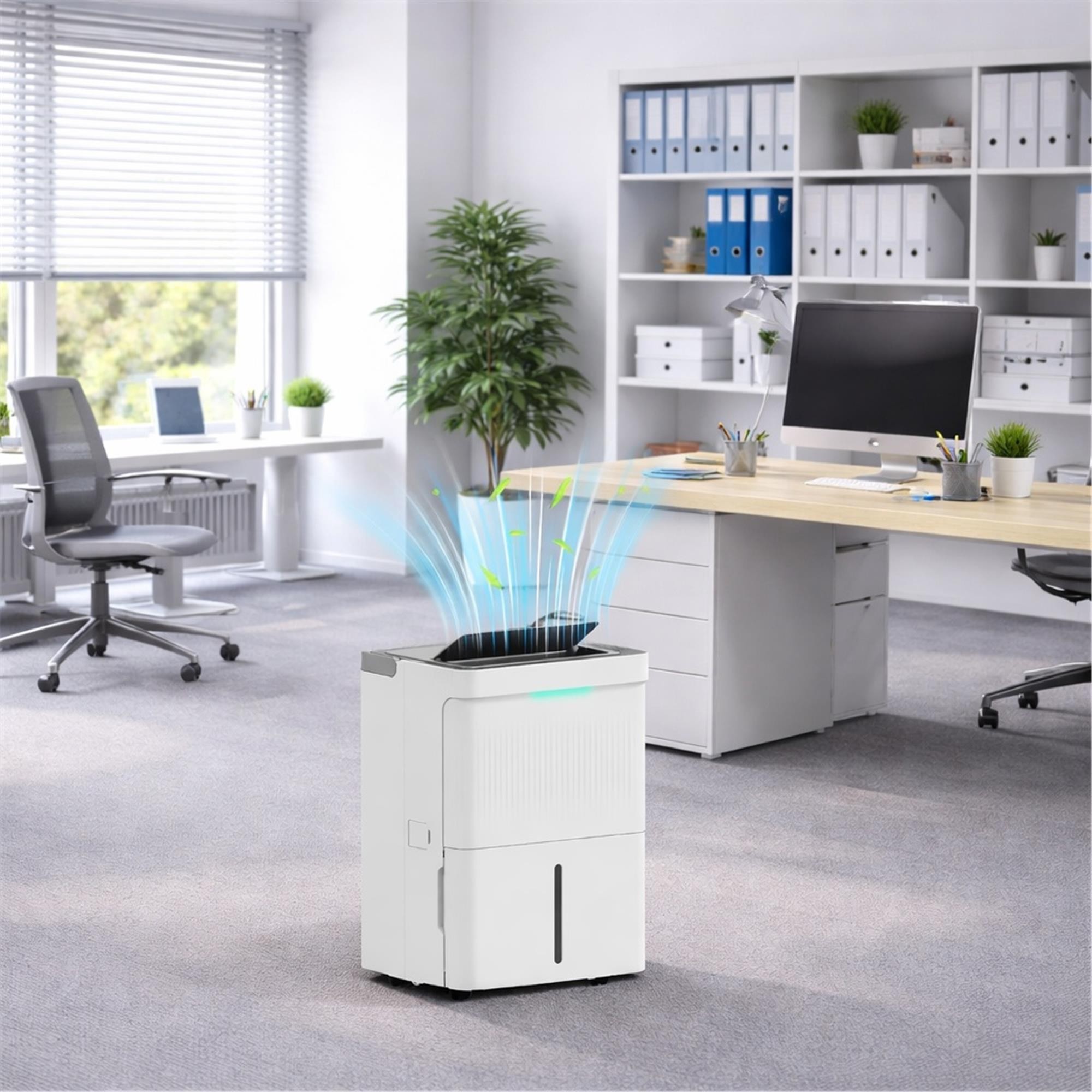 Deshumidificador de Oficina OFFIDRY, Diseño Industrial, Depósito 5,5L, en color Blanco
