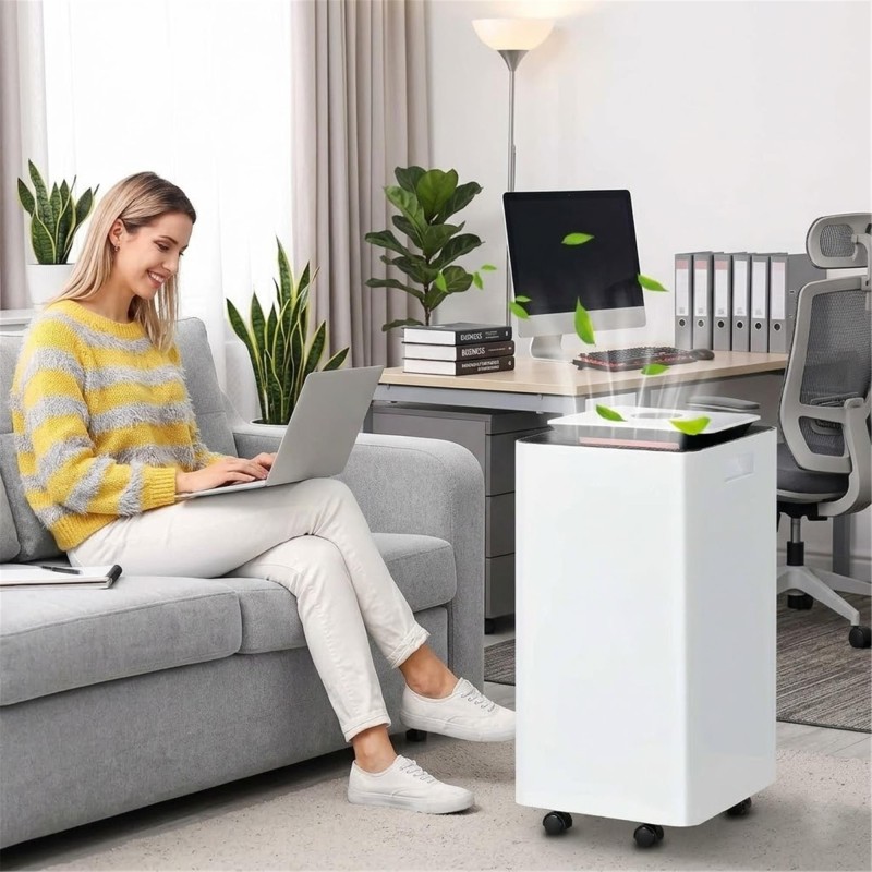 Deshumidificador de oficina TECNA, Tamaño reducido, en Blanco