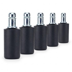 5x Tapones Para Silla de Oficina PAD 20, Eje 11mm, color Negro