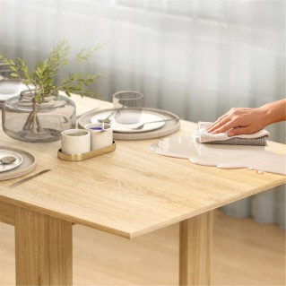 Mesa de reuniones TRIESTE, Madera, color Haya 2