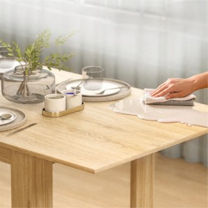 Mesa de reuniones TRIESTE, Madera, color Haya