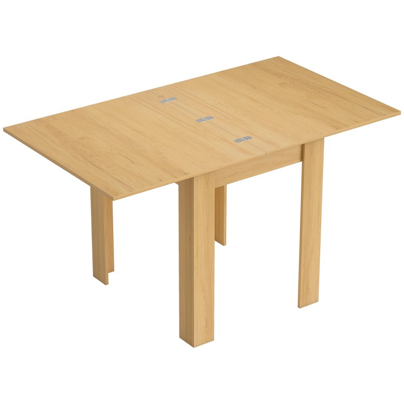 Mesa de reuniones TIFLIS, Madera, Extensible, color Madera clara