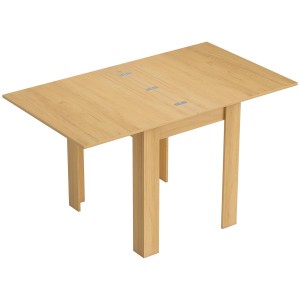 Mesa de reuniones TIFLIS, Madera, Extensible, color Madera clara