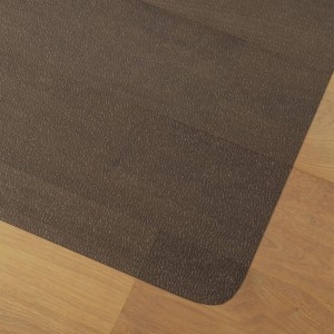 Alfombra protectora RAVEN para suelos duros, 120x90 cm, acabado Negro Mate 
