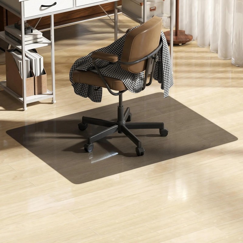 Alfombra protectora RAVEN para suelos duros, 120x90 cm, acabado Negro Mate 