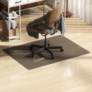 Alfombra protectora RAVEN para suelos duros, 120x90 cm, acabado Negro Mate 