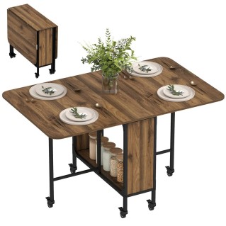 Mesa de Reuniones SKOPJE, 130x80x74 cm, color Nogal 2