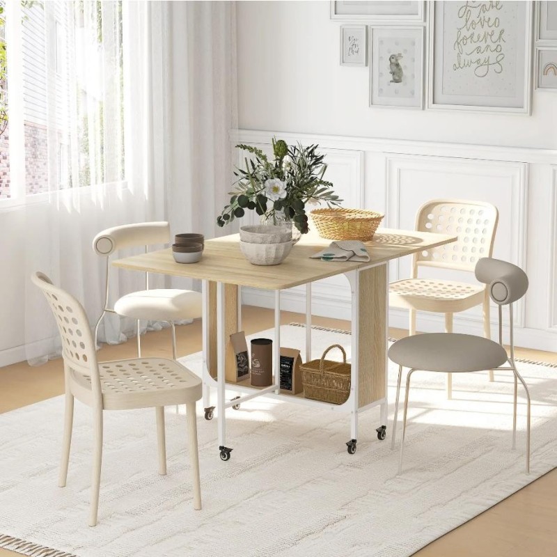 Mesa de Reuniones SKOPJE, 130x80x74 cm, color Nogal