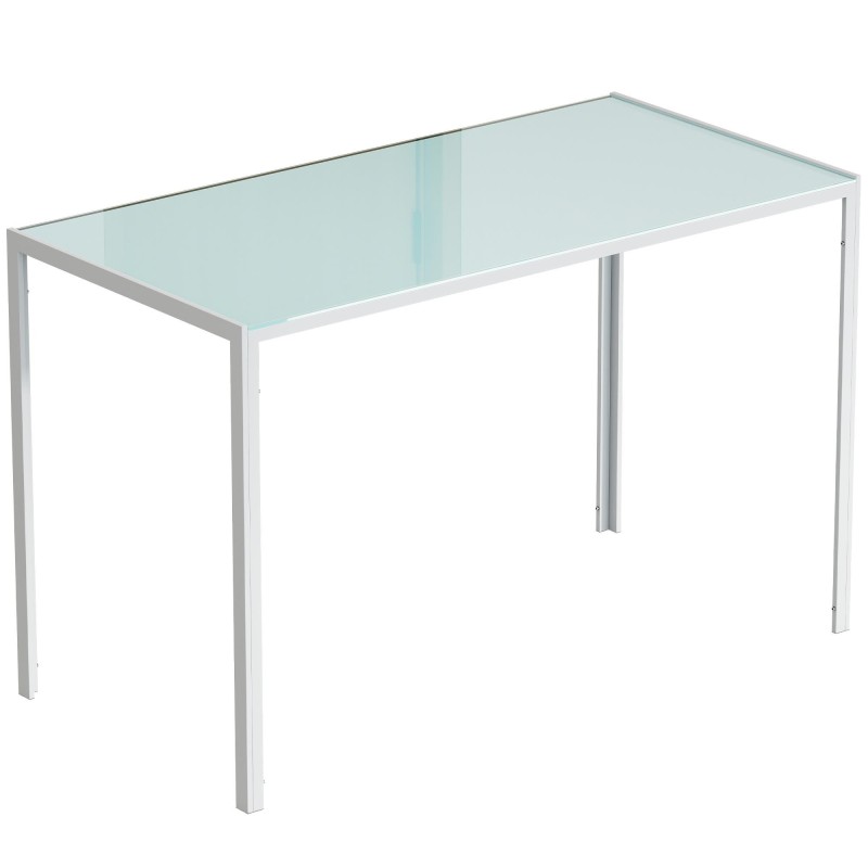 Mesa para Oficina MAPUTO, 120x60x75 cm, Vidrio Templado Negro