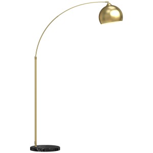 Lámpara de pie PROLUME, diseño sofisticado, en color Dorado