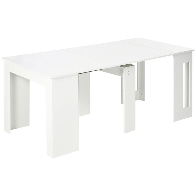 Mesa de Reuniones ASMARA, Extensible de 60 a 180 cm, en Madera color Nogal
