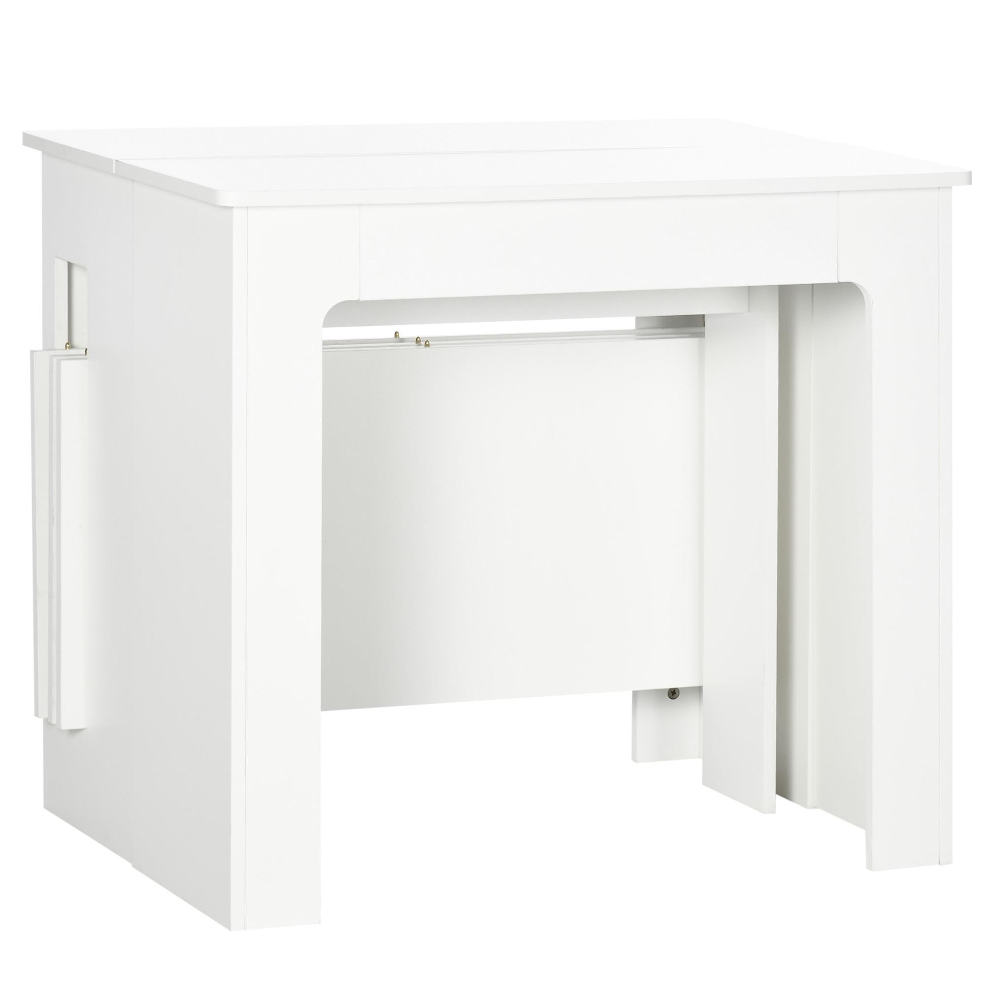 Mesa de Reuniones ASMARA, Extensible de 60 a 180 cm, en Madera color Nogal