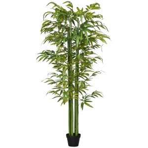 Planta de Oficina IRIS, Bambú Artificial con Maceta Incluida