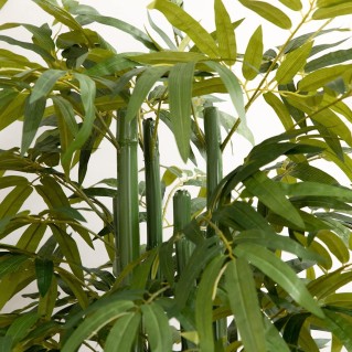Planta de Oficina IRIS, Bambú Artificial con Maceta Incluida 2
