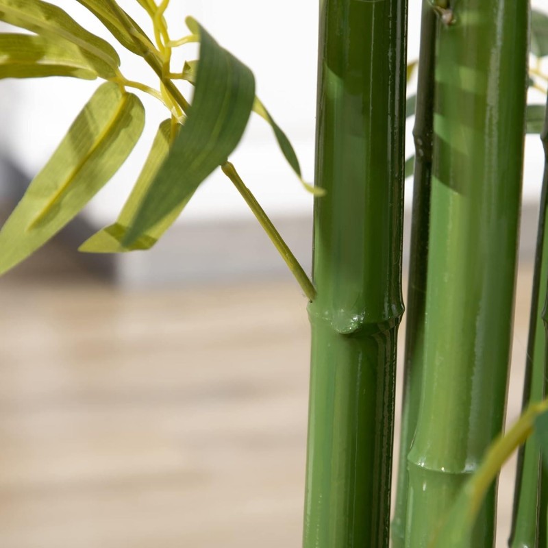Planta de Oficina IRIS, Bambú Artificial con Maceta Incluida