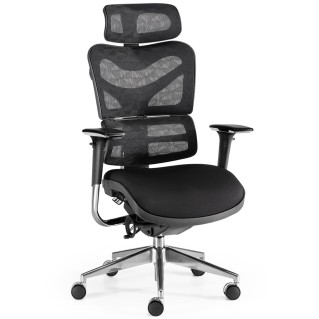 Silla ergonómica PROWORK, Totalmente Ajustable, color Negro