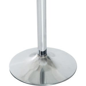 Mesa de Reuniones OBA, Dimensiones Ø70x74,5 cm, color Gris Cromado
