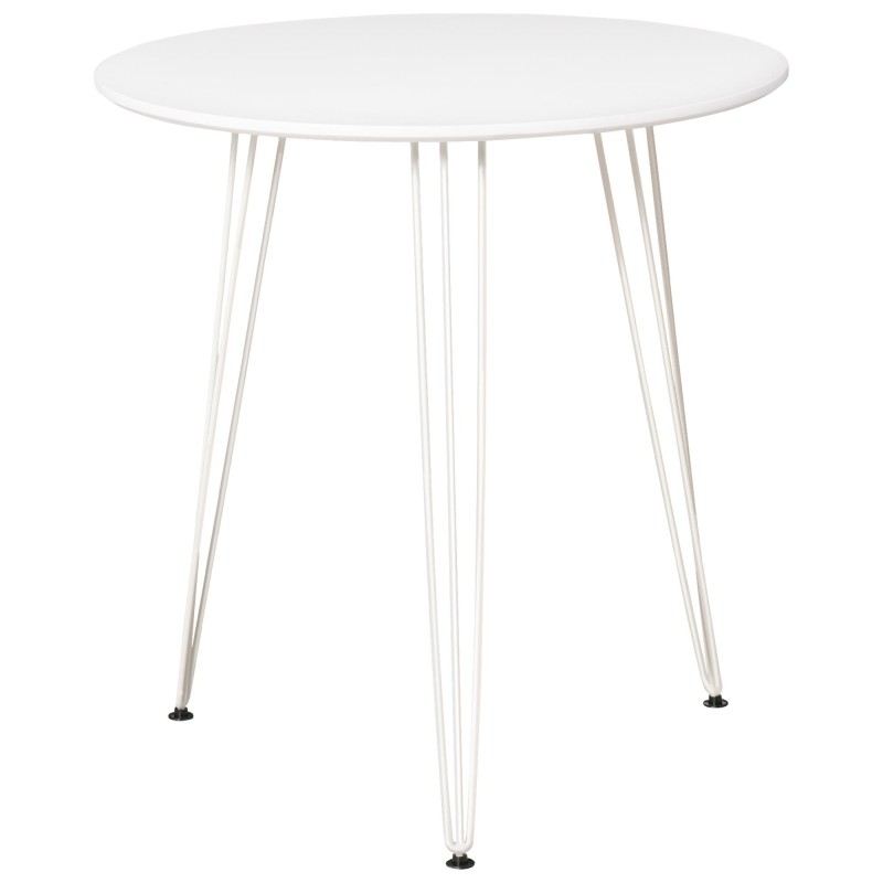 Mesa de Reuniones MIRTA, Dimensiones Ø70x75 cm, color Blanco