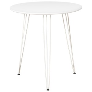 Mesa de Reuniones MIRTA, Dimensiones Ø70x75 cm, color Blanco