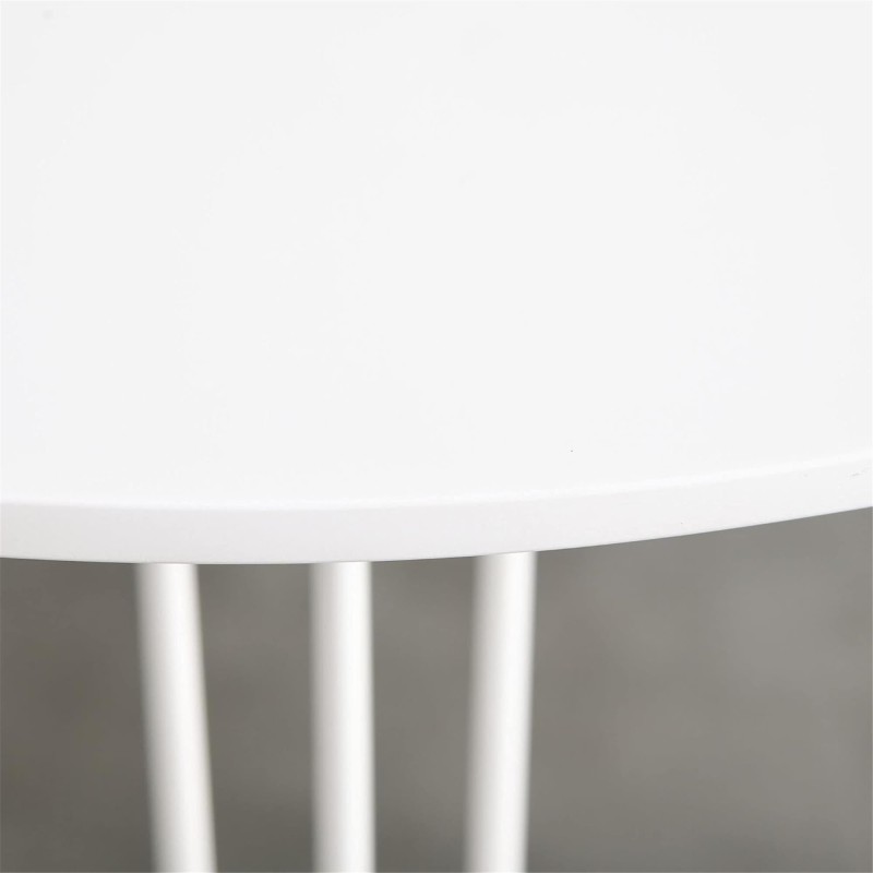 Mesa de Reuniones MIRTA, Dimensiones Ø70x75 cm, color Blanco
