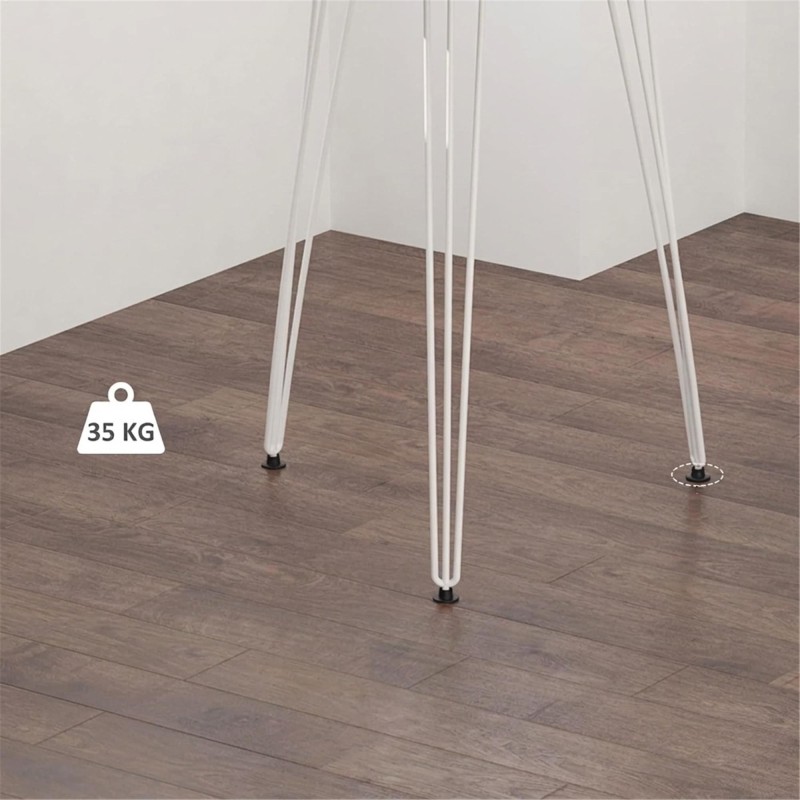 Mesa de Reuniones MIRTA, Dimensiones Ø70x75 cm, color Blanco