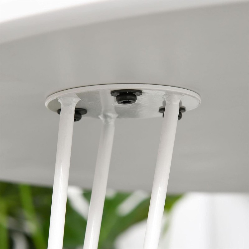 Mesa de Reuniones MIRTA, Dimensiones Ø70x75 cm, color Blanco