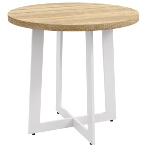 Mesa de Reuniones TACXA, 80X80X75 cm, en Madera color Roble